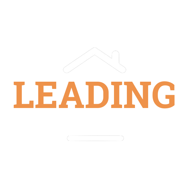 Leading home and office cleaning logo trans white